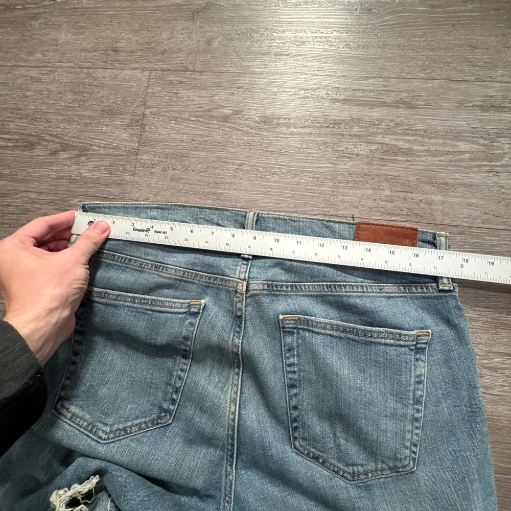 Abercrombie & Fitch Jeans Mens 34 Blue Denim Rustin Athletic Slim Stretch 34x26 - Picture 8 of 12